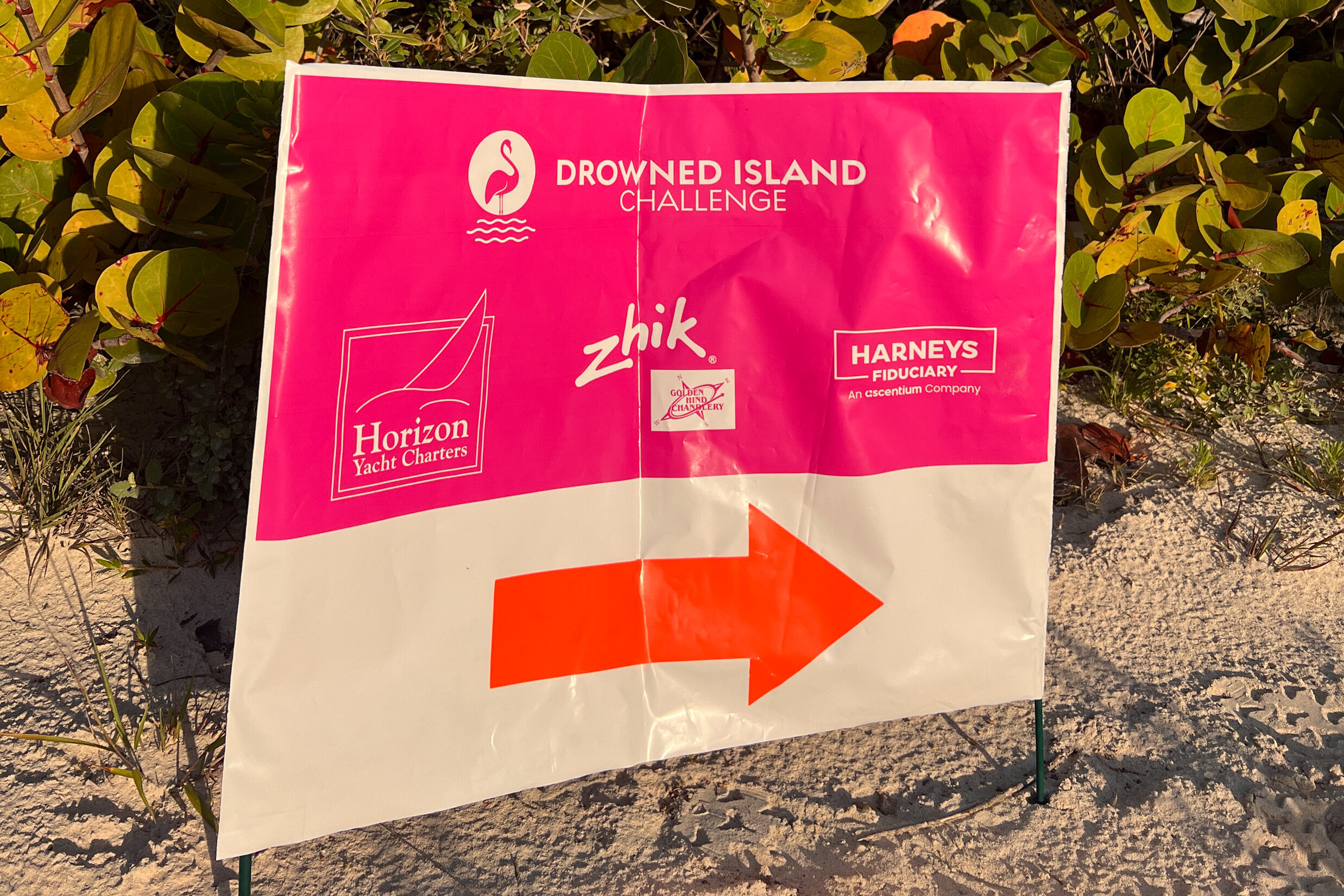 Drowned Island Challenge running course